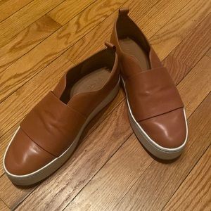 Vince shoes. Platform. Foxy to brow leather. No box, but excellent condition.